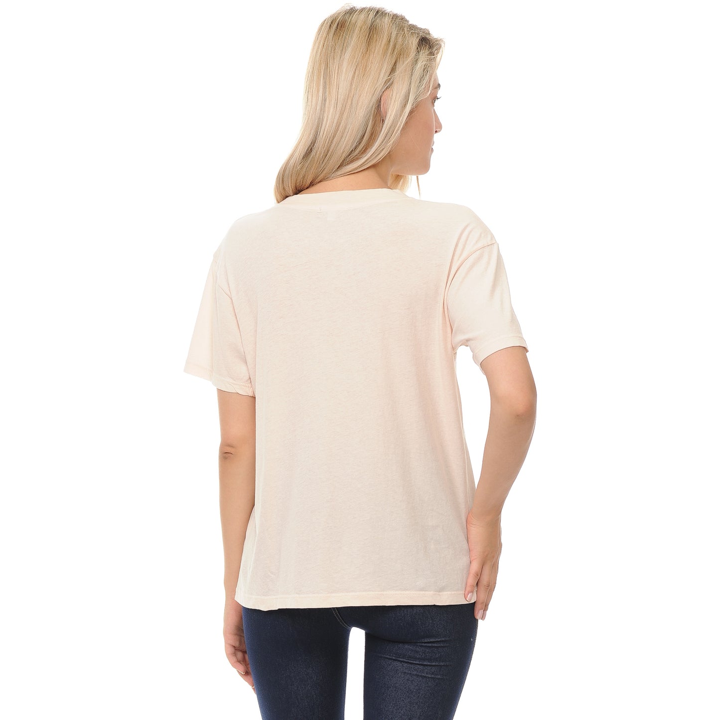 Relaxed Fit Crew Neck T-Shirt with Pocket