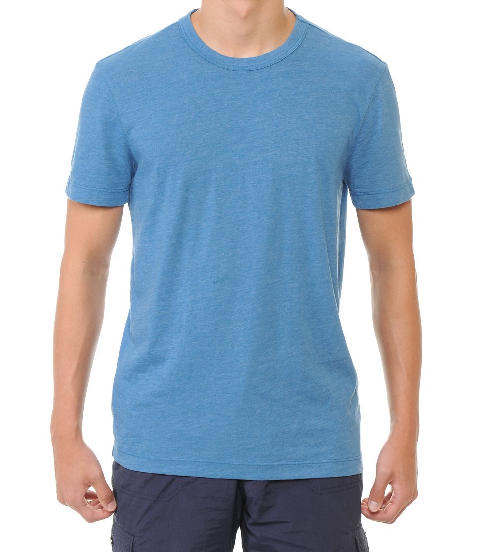 Tri-Blend Crew Neck T-Shirt with Binded Neckline